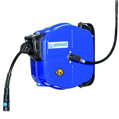 DPFEX-1012ES PREVOST 12m Air Hose Reel, 10mm Inner Diameter, 14mm Outer Diameter, 800L/min Flow Rate