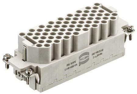 09320643101 HARTING Heavy Duty Power Connector Insert, 16A, Female, Han EEE Series, 65 Contacts