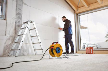 1206921 brennenstuhl , 25m 4 Socket Type E - French Extension Reel, 230 V, IP44