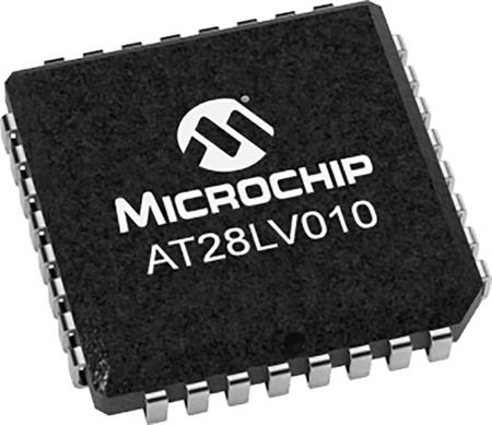 AT28LV010-20JU Microchip , 1Mbit Parallel EEPROM Memory, 200ns 32-Pin PLCC Parallel