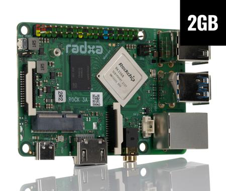 RS117-D2P1 Okdo Bulk ROCK 3 Model A 2GB Single Board Computer- Box of 100