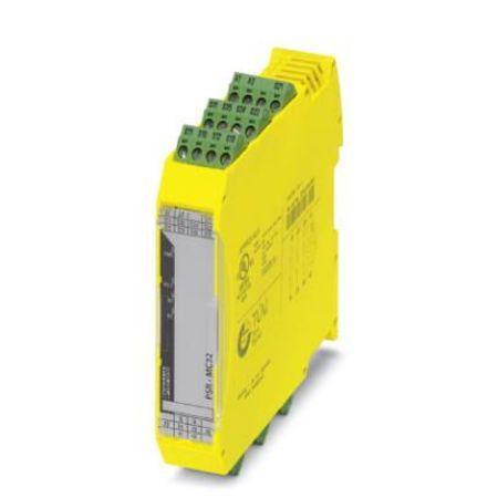2700524 Phoenix Contact PSRmini PSR-MC32 1 Auxiliary Contacts Safety Relay 24 → 230V ac/dc, Single/Dual-Channel 3 Safety