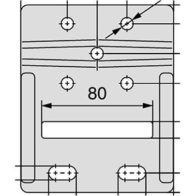 INI-224-0-56 SMC Bracket, INI Series, For Use With Pneumatic Sensor