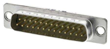 09670255654 HARTING D-Sub Standard 25 Way Through Hole D-sub Connector Plug, 2.76mm Pitch, with 3.05 mounting hole