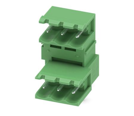 1762075 Phoenix Contact, 5.08mm Pitch, MDSTB 2.5/ 3-G-5.08, 3 Way, Right Angle, Pluggable Terminal Block, Header, Solder