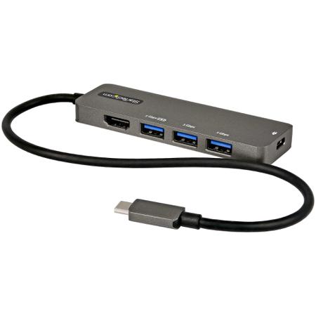 DKT30CHPD3 StarTech.com 4K USB-C Docking Station with HDMI - 4 x USB ports, USB A, USB C