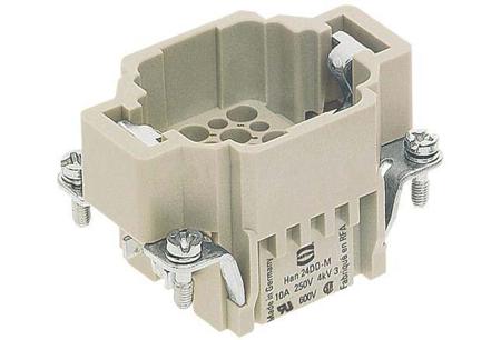 09162243001 HARTING Heavy Duty Power Connector Insert, 10A, Male, Han DD HMC Series, 24 Contacts