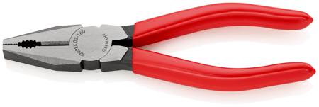 03 01 160 Knipex Combination Pliers, 160 mm Overall, Straight Tip