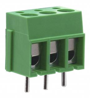 173-1194 RS Pro 5mm Pitch Straight PCB Terminal Block, Through Hole, 3 Way