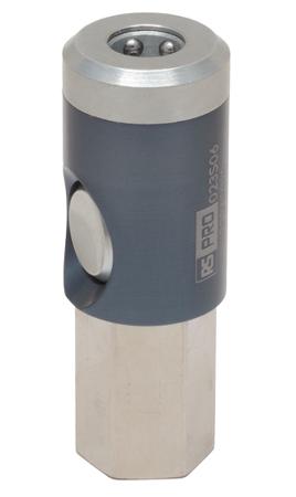 325-458 RS PRO Aluminium, Brass, Steel Female Pneumatic Quick Connect Coupling, G 3/8 Female Threaded