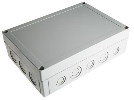 PCM 200/75 G ENCLOSURE Fibox Grey Polycarbonate Enclosure, IP66, IP67, Grey Lid, 255 x 180 x 75mm
