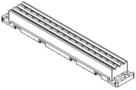 09062482833 HARTING 09 06 48 Way 3.81 mm, 5.08 mm Pitch, Type F Class C1, 3 Row, Straight DIN 41612 Connector, Socket