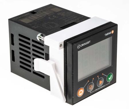 GDF1R10MV2 Crouzet Syr-Line Series Panel Mount Timer Relay, 24 → 240V ac/dc, 1-Contact, 0.001 → 9.999 s, 0.01