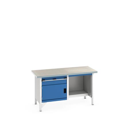 41002039-11V Bott 1 Door, 1 Drawer Sheet Steel Floor Standing Storage Cabinet, 1500 X 750 X 840mm