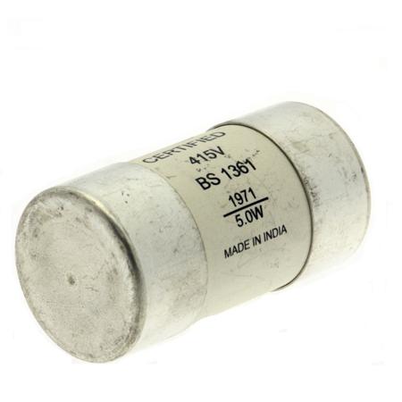 100LR85 Eaton 100A Ceramic Cartridge Fuse, 30 x 57mm