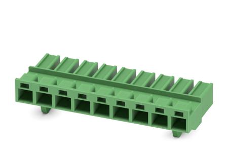 1840120 Phoenix Contact, 7.62mm Pitch, PCC 4/ 9-ST-7.62, 9 Way, Pluggable Terminal Block, Plug, Screw Termination,