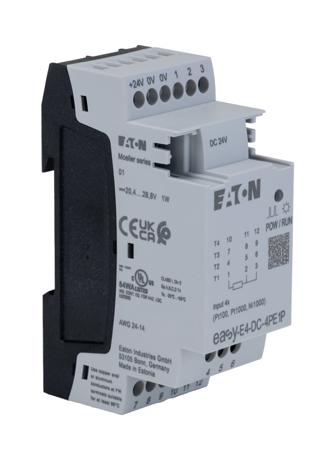 197517-EASY-E4-DC-4PE1P Eaton, Easy, Control Relay - 4 Inputs, Relay, For Use With Easy E4, Ethernet Networking
