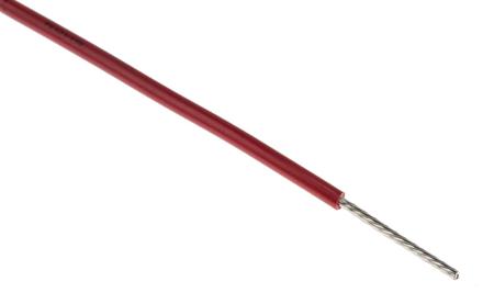 3053 RD001 Alpha Wire Hook-up Wire PVC Series Red 0.51 mm² Hook Up Wire, 20 AWG, 10/0.25 mm, 305m, PVC Insulation,
