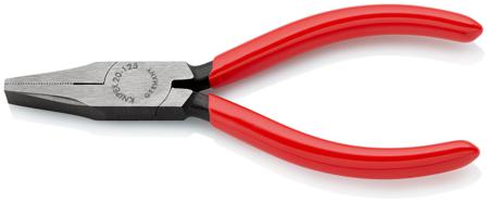 20 01 125 Knipex  Nose pliers, 125 mm Overall, Flat, Straight Tip, 27mm Jaw