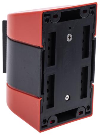 829-9071 RS Pro Black & Red Wall Mounted Retractable Barrier, Sign Text No Entry x 48mm.