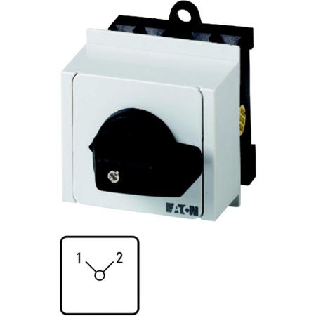 57832-T0-2-8221-IVS Eaton, 2P 3 Position 90° Changeover Cam Switch, 690V (Volts), 20A, Short Thumb Grip Actuator