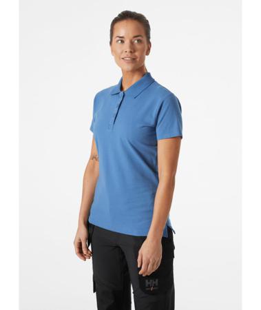 79168_558-L Helly Hansen Classic Blue 100% Cotton Polo Shirt, UK- L, EUR- L