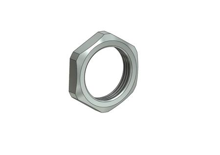 42-01046 Amphenol CONEC, Nickel Plated Copper Alloy, Zinc Alloy Hex Nut, RoHS Compliant, M8 x 0.5mm