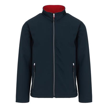 TRA762-7IQ-50 Regatta Professional TRA762 Navy/Red Softshell Jacket, S
