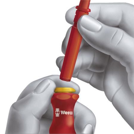 05003417001 Wera 154 mm Electricians Screwdriver, Square 1 Tip