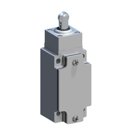 136-237 RS PRO Roller Plunger Limit Switch, 1NO/1NC, IP66, Aluminium Housing, 400V ac Max, 10A Max