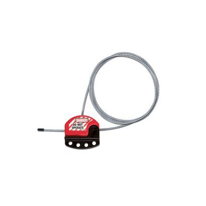 S806 Master Lock 4-Lock Steel, Thermoplastic Cable Lockout