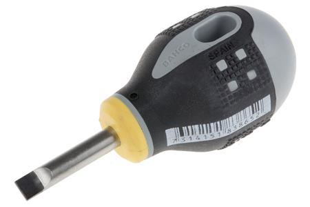 BE-8355 Bahco Slotted  Screwdriver, 6.5 x 1.2 mm Tip, 25 mm Blade, 83 mm Overall