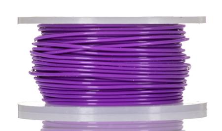 5855/7 VI005 Alpha Wire Hook-up Wire TEFLON Series Purple 0.35 mm² PTFE Equipment Wire, 22 AWG, 7/0.25 mm, 30m, PTFE Insulation,