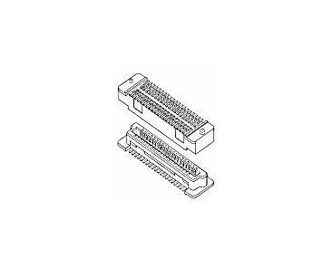 61083-123402LF Amphenol Communications Solutions BergStak Series Straight Surface PCB Header, 120 Contact(s), 0.8 mm Pitch, 2 Row,