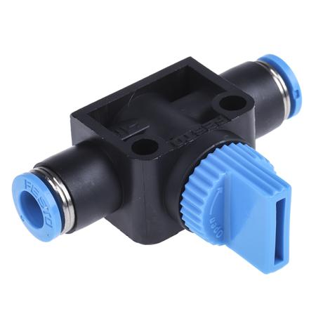 HE-2-QS-6 Festo HE Series Pneumatic Manual Control Valve, PBT