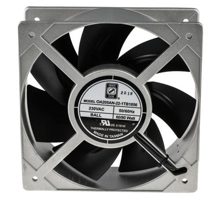 175-9837 RS PRO Axial Fan, 230 V ac, AC Operation, 1002.4m³/h, 80W, IP56, 205 x 205 x 72mm