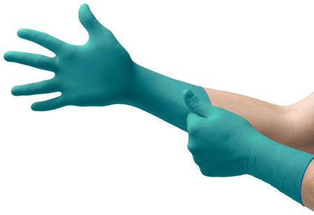 93260RP080 Ansell MicroFlex 93-260 Green Neoprene, Nitrile Chemical Resistant Work Gloves, Size 7.5-8 M