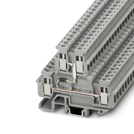 2800570 Phoenix Contact  MBKKB Series Grey, Double-Level, Screw Termination