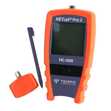 NC-500 Tempo Cable Tester Coaxial, STP, UTP,