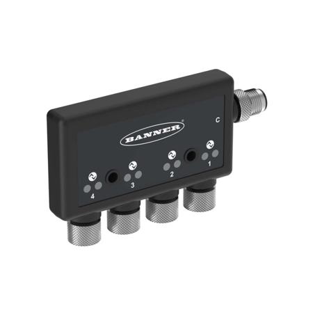 R90C-4K-MQ Banner R90C Series I/O module, M12, 4 port