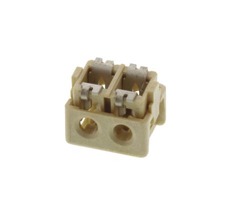 2106431-2 TE Connectivity SSL Series 4mm Pitch Right Angle Surface Mount IDC Connector, Socket, 2 Way, 1 Row