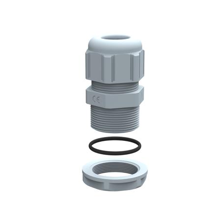 0-980-09 Legrand Grey Plastic Cable Gland, M63 Thread, 34mm Min, 44mm Max, IP68