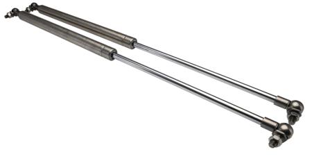 268-7078 RS PRO Stainless Steel Gas Struts, with Ball & Socket Joint, 605.0mm Extended Length, 250.0mm Stroke Length