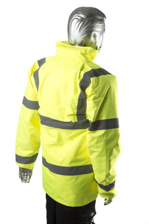 918-5920 RS Pro Yellow Men's S Waterproof Polyester Hi Vis Jacket