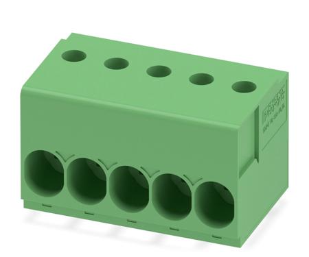 1017529 Phoenix Contact TDPT 16/ 5-SC-10.16-ZB Series PCB Terminal Block, 5-Contact, 10.16mm Pitch, Through Hole Mount, 1-Row,