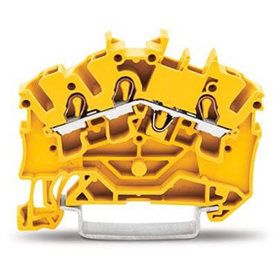 2002-6306 WAGO TOPJOB S Series DIN Rail Terminal Block, 2.5mm², 1-Level, Push In Termination, ATEX, CSA, IECEx