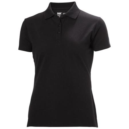 79168_990-3XL Helly Hansen Classic Black 100% Cotton Polo Shirt, UK- 3XL, EUR- 3XL