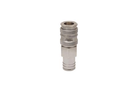 325-375 RS PRO Brass, Stainless Steel Female, Male Pneumatic Quick Connect Coupling, 8mm Hose Barb