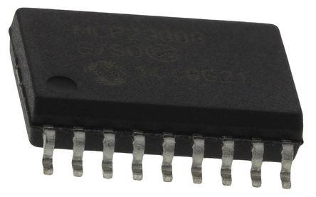 MCP23008-E/SO Microchip 8-Channel I/O Expander I2C, Serial 18-Pin SOIC,