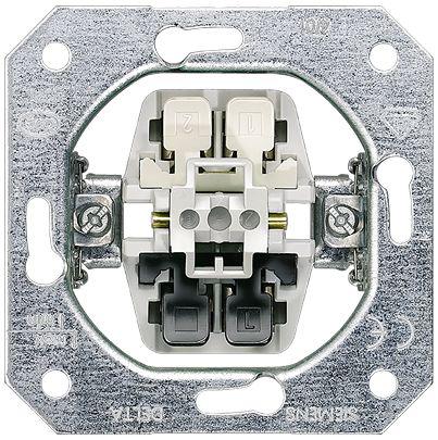 5TD2123-0KK Siemens 1 Way Rocker Switch Grid Module 10A, DELTA Series